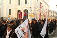 Preghiera e marcia per la pace 2013
