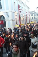 Preghiera e marcia per la pace 2013