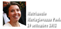 Matrimonio Mariagiovanna Paolo 2012