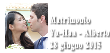 Matrimonio Yu-Han Alberto 2015