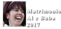 Matrimonio Al e Buba 2017